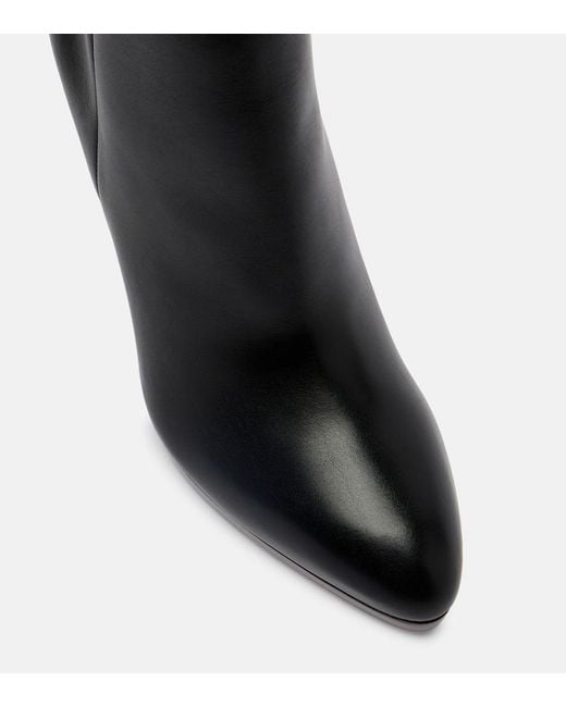 Christian Louboutin Black Ankle Boots Fannylove 120 Aus Leder