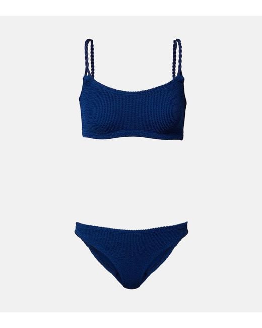 Hunza G Blue Phoebe Bikini