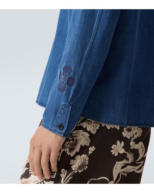 Commas Jeanshemd in Blue für Herren