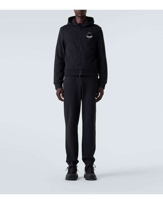Moncler Black Sweatshirt With Patch for men