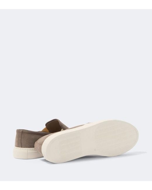 Common Projects Natural Suede Slip-On Shoes for men