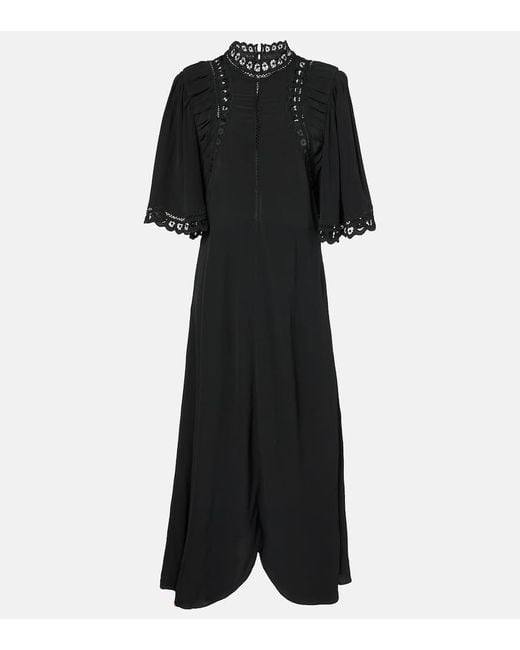 Isabel Marant Black Kleid Elidia