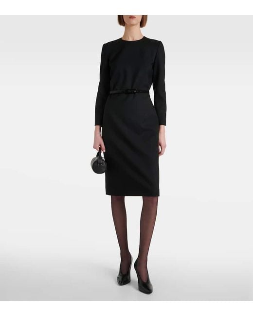 The Row Black Tote Round 90's Aus Leder