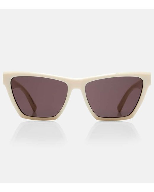 Saint Laurent Brown Eckige Sonnenbrille Sl M103