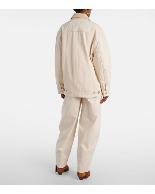 Isabel Marant Natural Ninon Cotton Blouson