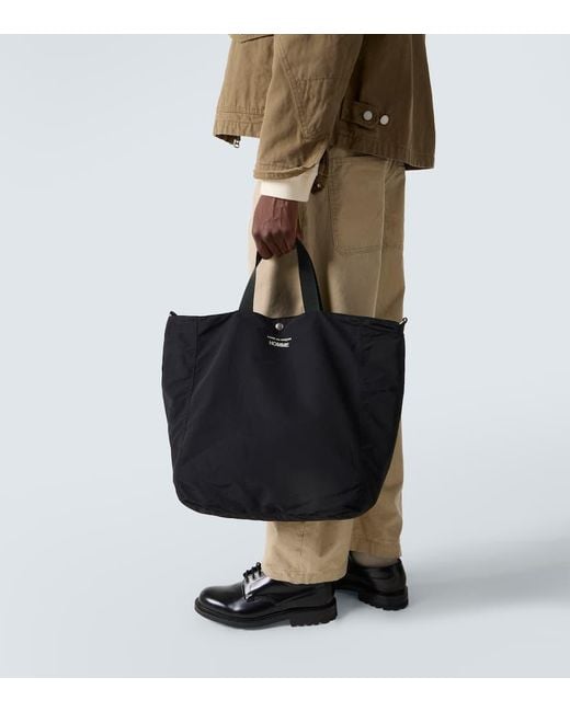 Comme des Garçons Black Grosgrain Tote Bag for men