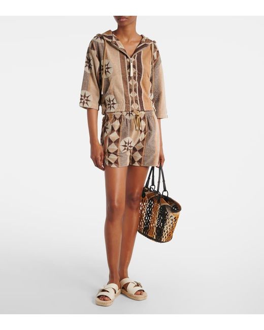 Loewe Natural Paula's Ibiza Printed Terry Hoodie
