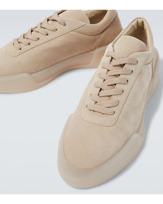 Fear Of God Natural Aerobic Low Suede Sneakers for men