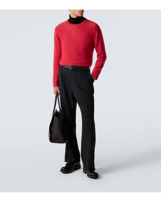 LeKasha Pullover Toucques Aus Kaschmir in Red für Herren