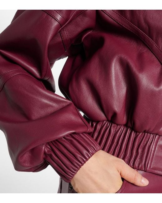 Bomber Cropped di ROTATE BIRGER CHRISTENSEN in Red