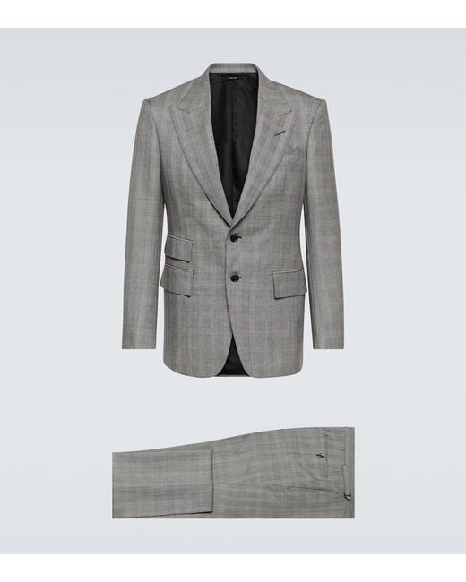 Tom Ford Anzug Shelton aus Wolle in Gray für Herren