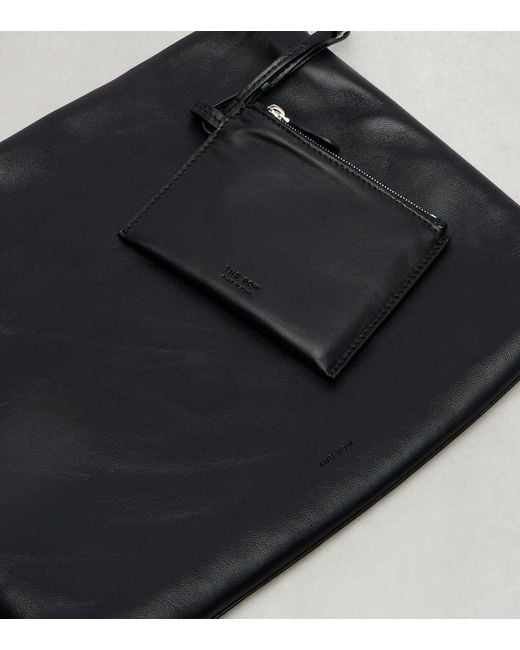 Bolso Al Hombro Nan De Piel The Row de color Black
