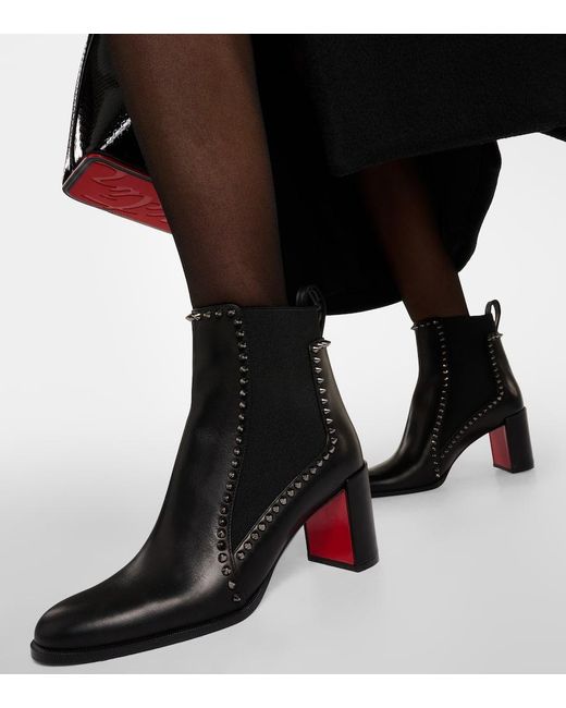 Stivaletti Out Line Con Borchie di Christian Louboutin in Black