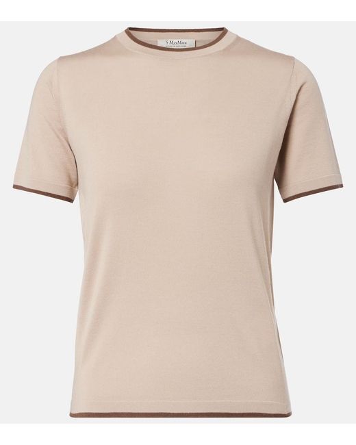 Max Mara Natural Wool T-Shirt