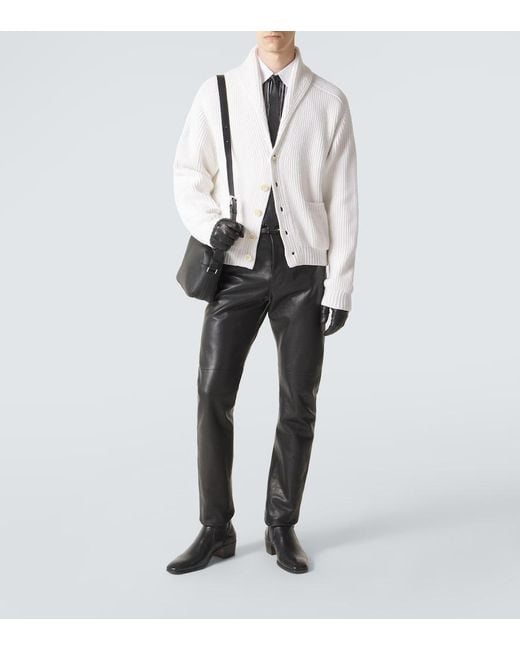Tom Ford White Cashmere And Cotton Cardigan for men