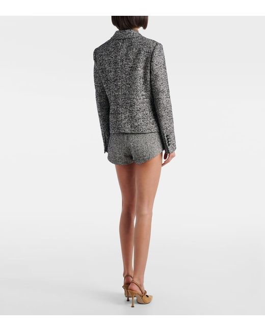 Dolce & Gabbana Black Jacke Aus Einem Wollgemisch