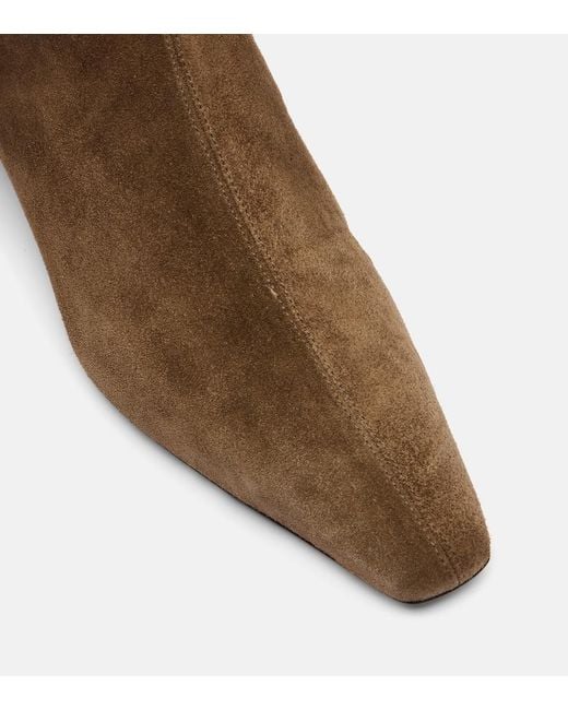 Paris Texas Brown Bettina 25 Suede Ankle Boots