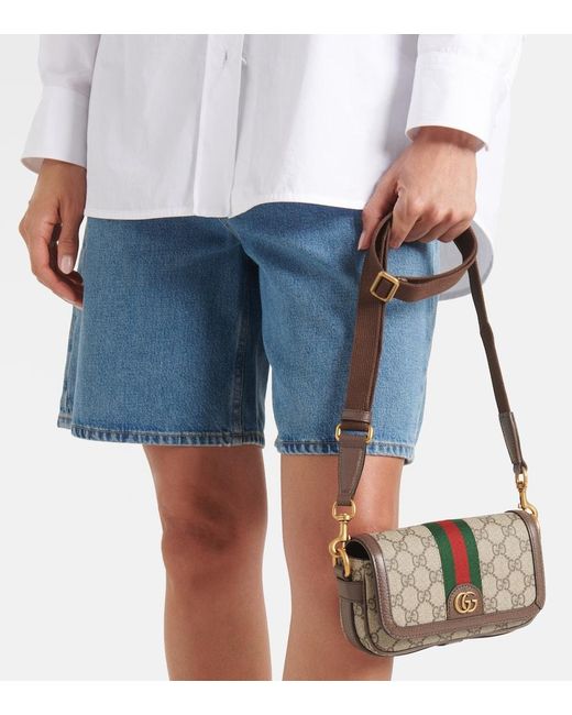 Gucci Brown Ophidia Mini-Tasche
