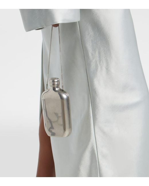 Calvin Klein White The One Micro Clutch