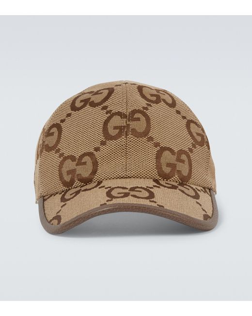 Gorra Maxi GG de lona Gucci de hombre | Lyst