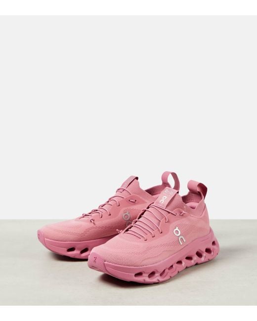 Loewe Pink + On Cloudtilt Stretch Recycled-knit Sneakers