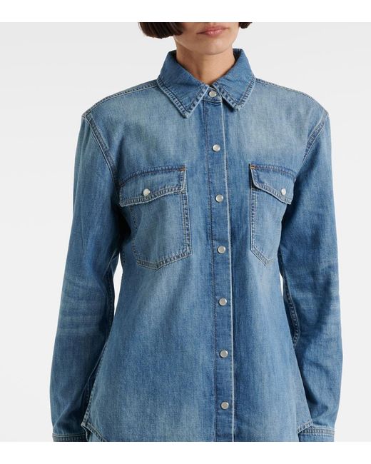 Stella McCartney Blue Denim Shirt