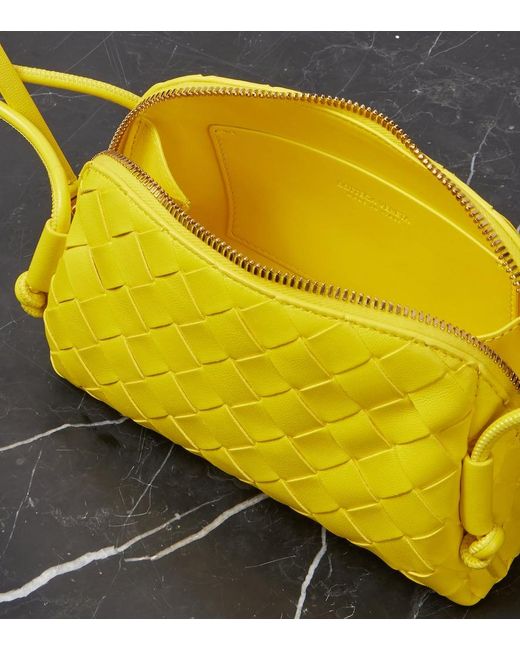 Bottega Veneta Yellow Schultertasche Concert Aus Leder