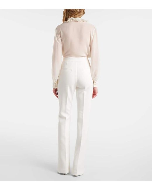 Pantaloni Flared Rory di Rebecca Vallance in White