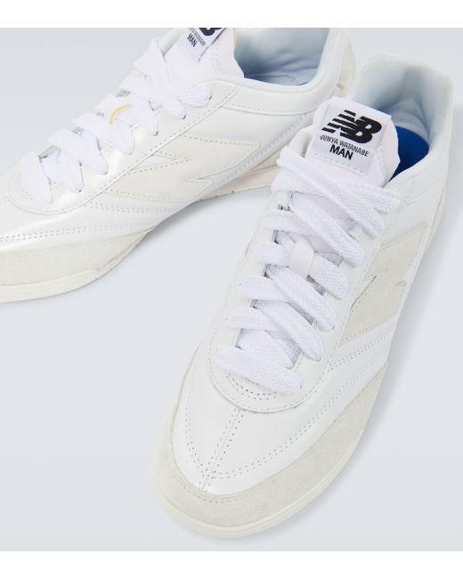 Junya Watanabe White X New Balance Urc42 Leather Sneakers for men
