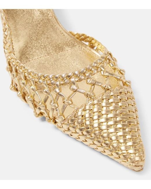 Jonathan Simkhai Slingback-Pumps Dylan Aus Metallic-Leder
