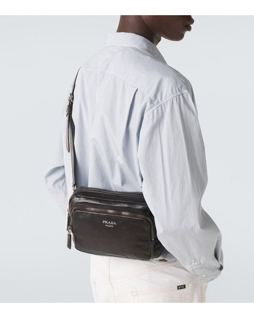 Borsa A Tracolla di Prada in Black da Uomo