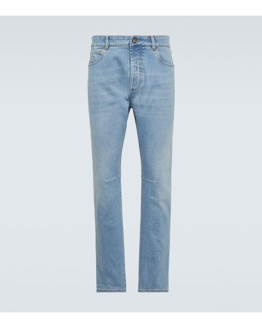 Brunello Cucinelli Straight Jeans in Blue für Herren