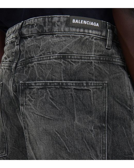 black balenciaga jeans