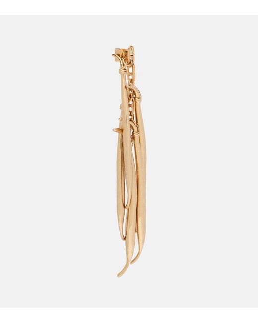 Pendientes Haricots Jacquemus de color Metallic