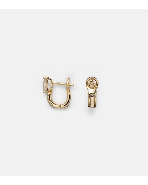 Anita Ko White 18Kt Huggies With Diamonds