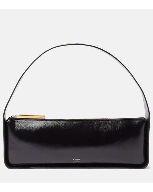 Khaite Black Lori Baguette Bag