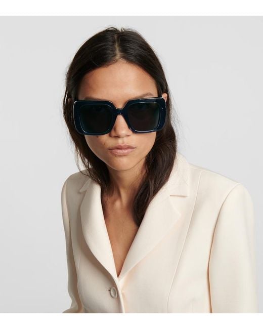 Dior Blue Wildior S3U Square Sunglasses