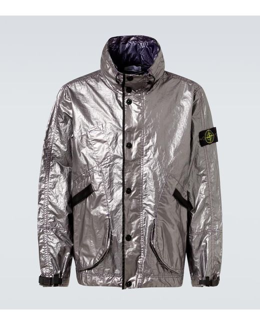 Veste Metallisee Stone Island pour homme en coloris Gray