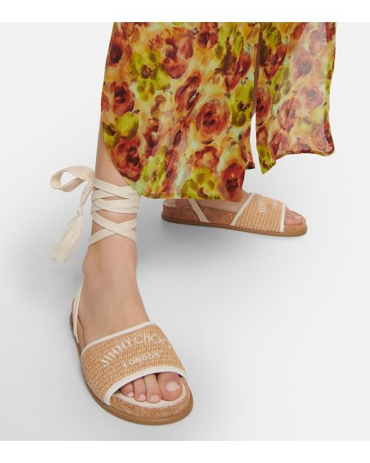 Jimmy Choo Natural Gal Flat