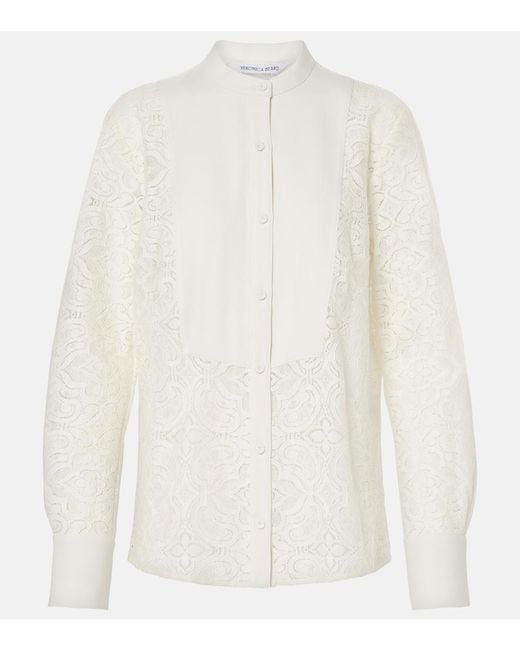 Veronica Beard White Naya Top