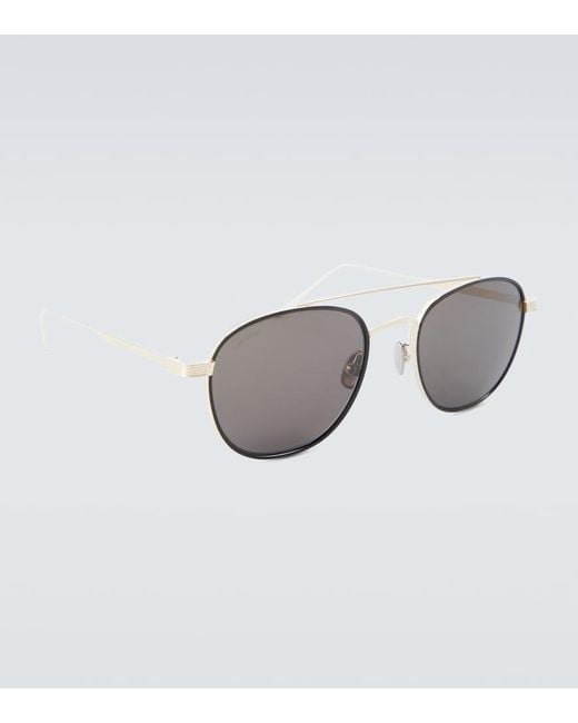 Cartier Brown Signature C Round Sunglasses for men