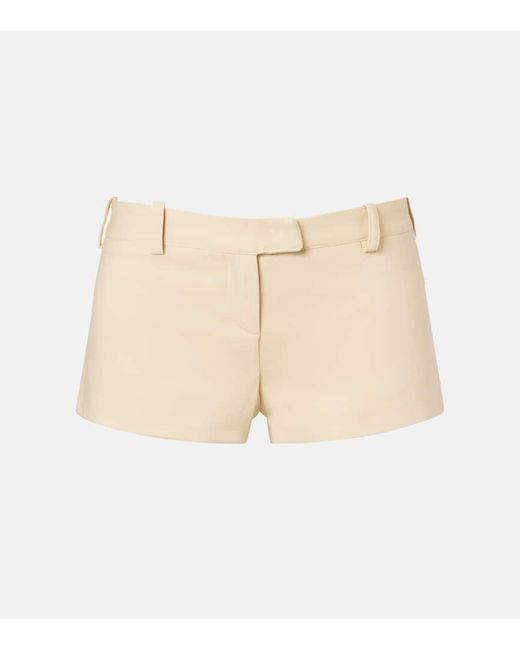 Frankie Shop Natural Roma Shorts