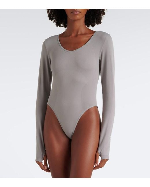 Adidas By Stella McCartney Gray Knitted Bodysuit