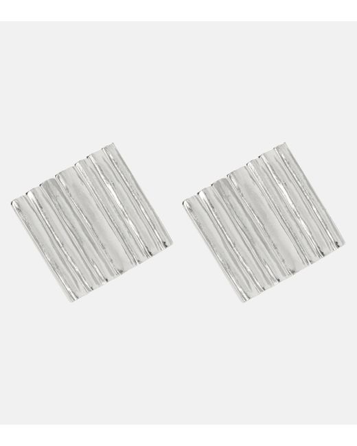 Jennifer Behr White Ponti Earrings