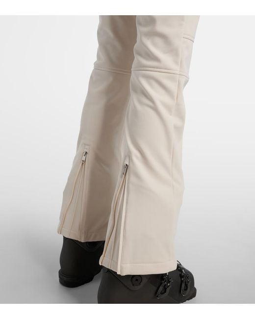 Yves Salomon White Flared Ski Pants