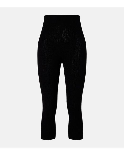 Chloé Black Knitted Capri Pants