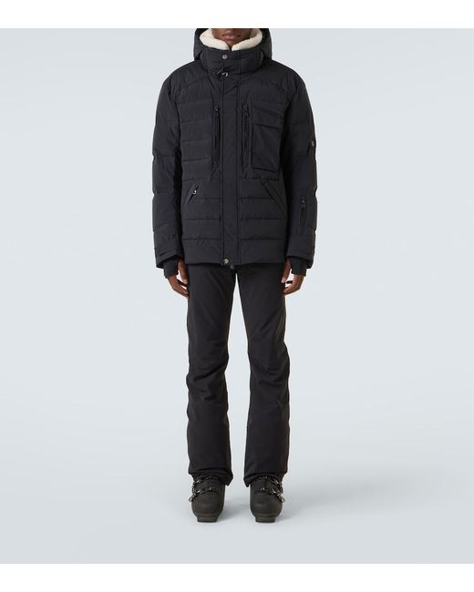 Bogner Blue Arron-Ld Down-Paneled Ski Jacket for men