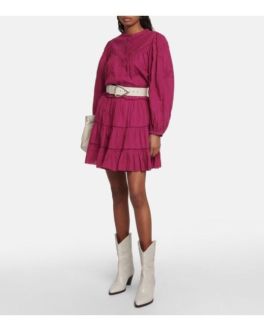 Isabel Marant Pink Leonard Cotton-blend Shirt