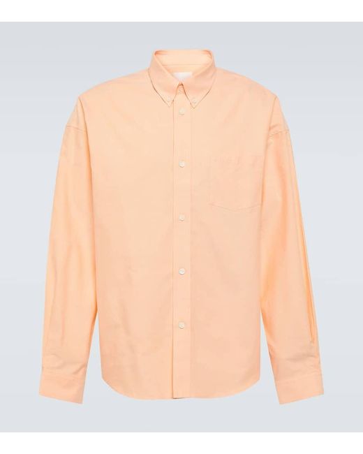 Camisa de algodon con logo Givenchy de hombre de color Pink