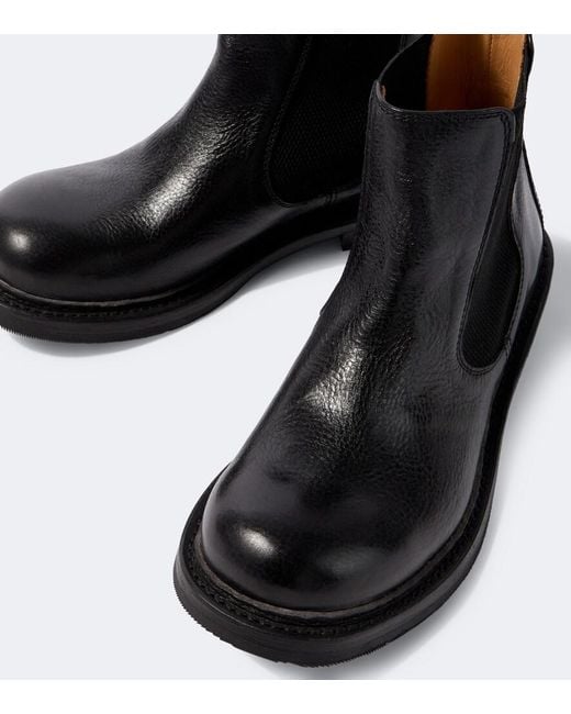 Our Legacy Black Posh Leather Chelsea Boots for men
